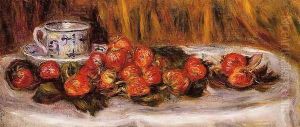 Still Life With Strawberries by Pierre Auguste Renoir