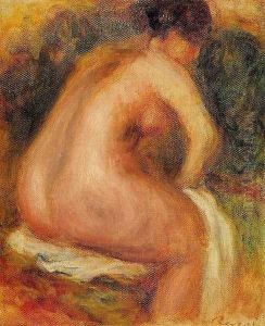 Seated Female Nude by Pierre Auguste Renoir