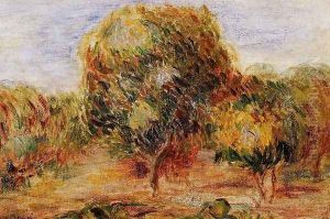 Cagnes Landscape7 by Pierre Auguste Renoir
