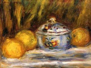 Sugar Bowl And Lemons by Pierre Auguste Renoir