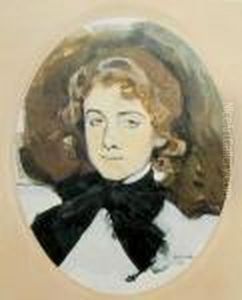 Portret Heleny D````````abancourt by Jozef Mehoffer