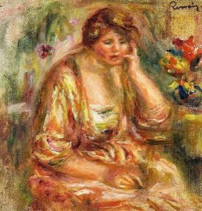 Andree in a Pink Dress