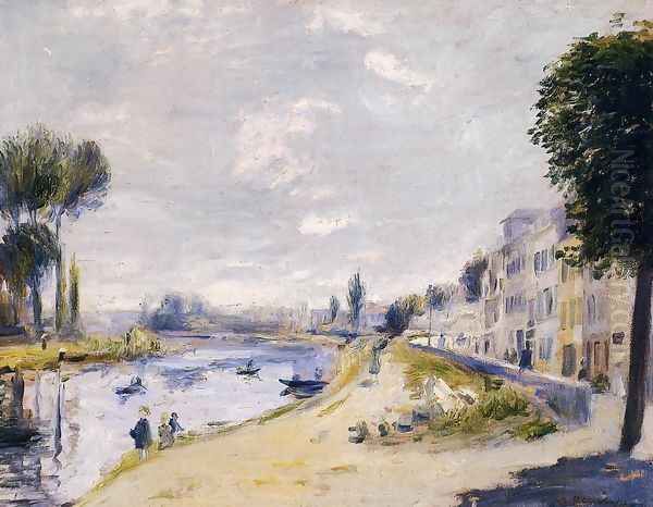 The Banks Of The Seine Bougival - view 1