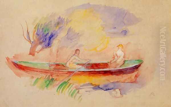Two Women In A Rowboat - view 1