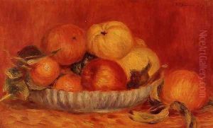Still Life With Apples And Oranges2 by Pierre Auguste Renoir