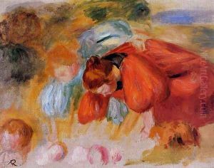 Study For The Croquet Game by Pierre Auguste Renoir