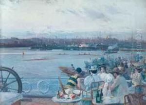 A Regatta In Barcelona Harbour