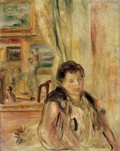 Woman In An Interior2 by Pierre Auguste Renoir