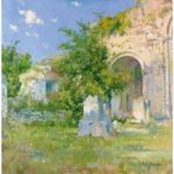 Ruinas En La Iglesia De Santa Maria, Besalu (the Church Of Santa Maria, Besalu) - view 1
