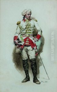 Militaire En Pied by Jean-Louis-Ernest Meissonier