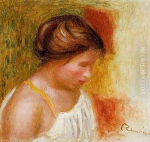 Gabrielle In A Chemise by Pierre Auguste Renoir