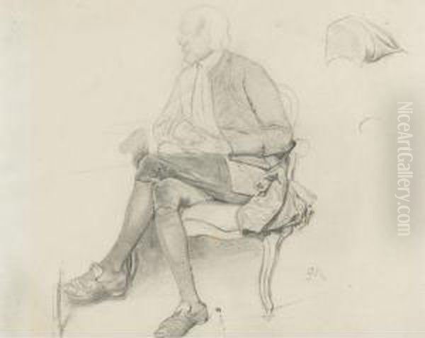 A Gentleman Seated In A Chair - view 1