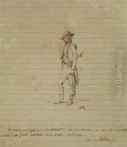 Portrait De Militaire by Jean-Louis-Ernest Meissonier