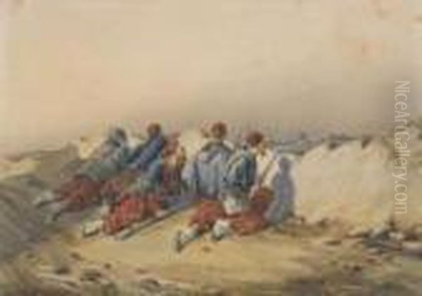 Zollares Skirmishing By Order Of The French - view 1