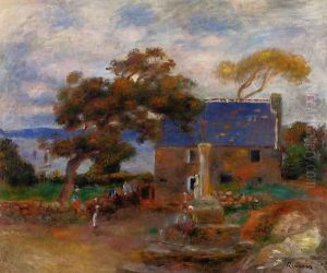 Treboul Near Douardenez Brittany by Pierre Auguste Renoir