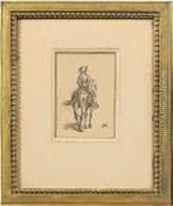 Etude De Cavalier by Jean-Louis-Ernest Meissonier