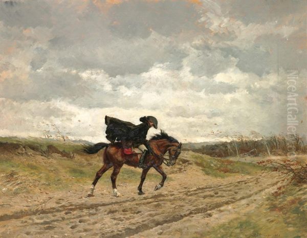 Le Voyageur (le Marechal Ney A Cheval Luttant Contre Le Vent) - view 1