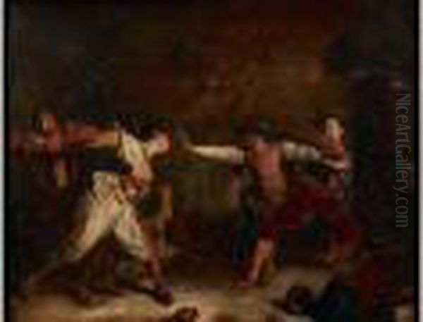 Le Combat, Circa 1880 - view 1