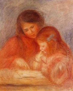 The Lesson by Pierre Auguste Renoir