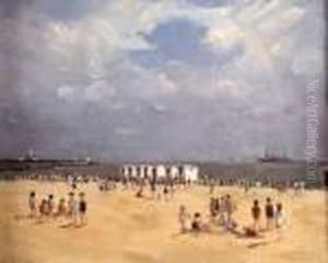 Busy Day On Gorleston Beach Busy Day On Gorleston Beach