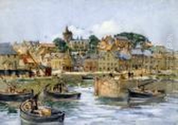 A Busy Harbour - view 1