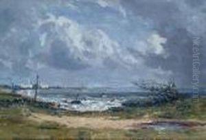 View Of Gorleston From Hopton Beach by Campbell A. Mellon