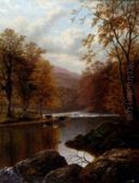 Autumn On The Wharfe - view 1