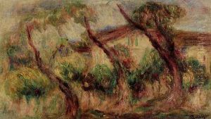 In The Garden Of Collettes At Cagnes by Pierre Auguste Renoir
