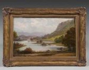 Rydal Water, Looking North by William Mellor