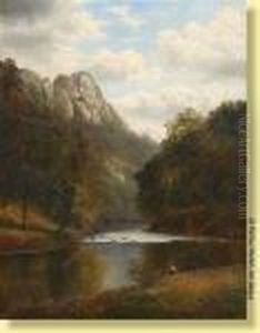 Pecheur Au Bord De La Falaise by William Mellor