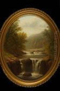 'on The Greta, Nr Barnard
Castle', River Landscape, Signed Verso On Trimmed Board, Title In Ink,
Oil On Board, 50cms X 40cms, Oval. See Illustration 'on The Greta, Nr Barnard
Castle', River Landscape, Signed Verso On Trimmed Board, Title In Ink,
Oil On Board, 50cms X 40cms, Oval. See Illustration