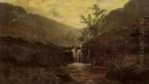A Moorland Stream by William Mellor