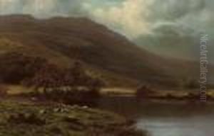 On The Lledr, North Wales by William Mellor