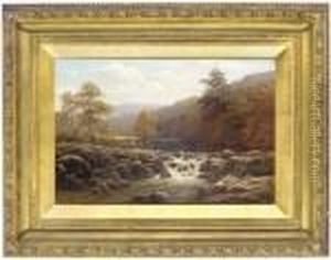On The River Llugwy, North Wales by William Mellor