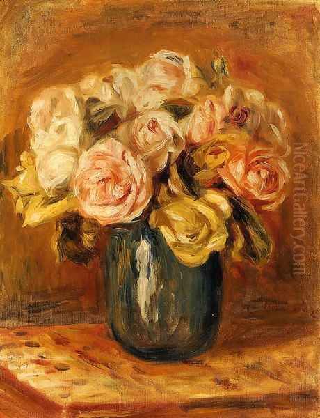 Roses In A Blue Vase2 - view 1