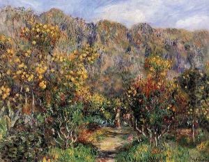 Landscape With Mimosas by Pierre Auguste Renoir