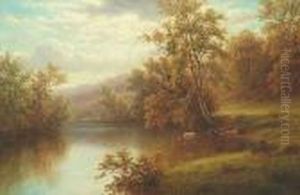 On The Nidd, Near Knaresborough, Yorkshire