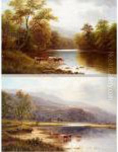 On The Wharfe, Near Beamsley; On The Glaslyn, North Wales On The Wharfe, Near Beamsley; On The Glaslyn, North Wales