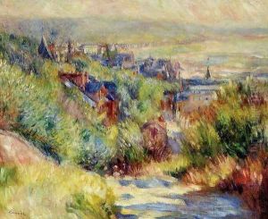 The Hills Of Trouville by Pierre Auguste Renoir