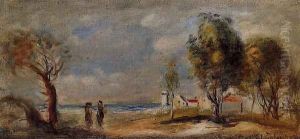Landscape (after Corot) by Pierre Auguste Renoir