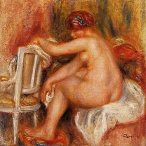 Seated Nude2 by Pierre Auguste Renoir