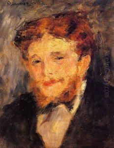Portrait Of Eugene Pierre Lestringuez by Pierre Auguste Renoir