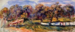 Landscape With Orchard by Pierre Auguste Renoir