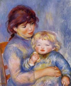 Motherhood Aka Child With A Biscuit by Pierre Auguste Renoir