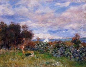 The Bay Of Algiers by Pierre Auguste Renoir