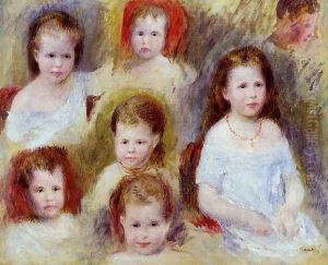 Portraits Of Marie Sophie Chocquet by Pierre Auguste Renoir