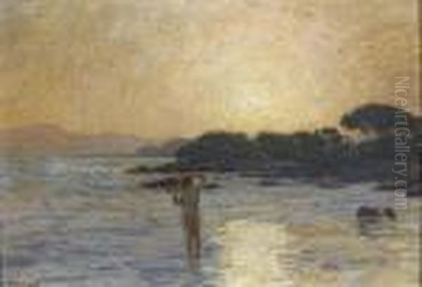 Baigneuse Au Soleil Couchant - view 1