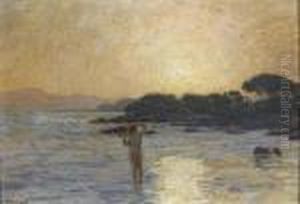 Baigneuse Au Soleil Couchant
