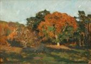 Paysage Debarbizon by Emile Rene Menard