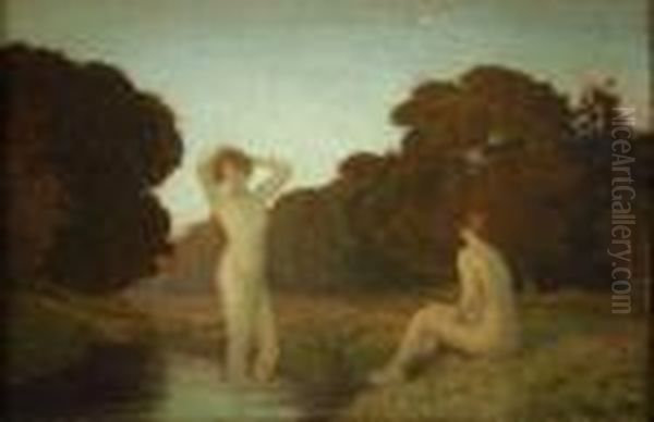 Deux Baigneuses Au Crepuscule - view 1